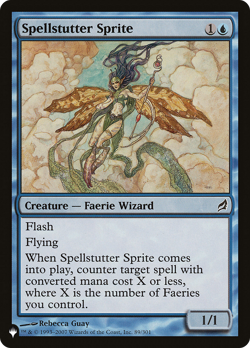 Spellstutter Sprite (REGULAR) x1 - MTG The List PLST #LRW-89 - Image 1