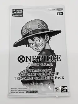 Lot of (129) One Piece OP13 3rd Anniversary Treasure Campaign Promo Pack ENGLISH - Image 2