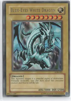 Yugioh - Blue-Eyes White Dragon LOB-001 Unlimited - The Legend of Blue Eyes Whit - Image 1