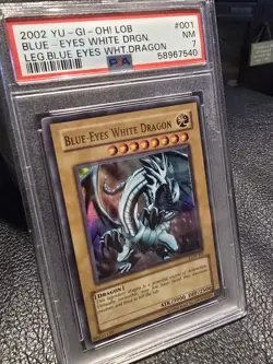 Blue-Eyes White Dragon LOB-001. The Legend of Blue Eyes White Dragon. PSA 7. - Image 2
