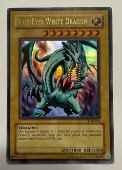 Blue-Eyes White Dragon LOB-001 The Legend of Blue Eyes White Dragon - Image 1