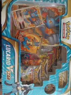 Pokemon Lucario VSTAR Premium Collection Box : New & Sealed : TCG Cards - Image 1