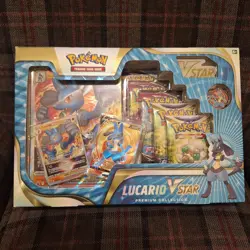 Pokemon Lucario VSTAR Premium Collection Box : New & Sealed : TCG Cards - Image 1
