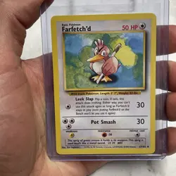 Farfetch'd Non-Holo 1999 WOTC Pokemon Card 27/102 Base Set Uncommon NM/MT - TCG - Image 1