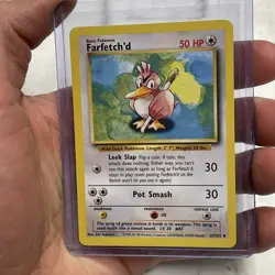 Farfetch'd Non-Holo 1999 WOTC Pokemon Card 27/102 Base Set Uncommon NM/MT - TCG - Image 2