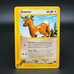 Stantler 102/144 Skyridge E Series Vintage WOTC Common Pokemon Card Near Mint - Image 1