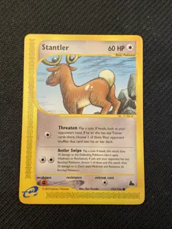 Pokemon Card - Stantler Skyridge 102/144 Common Non Holo - LP - Image 1