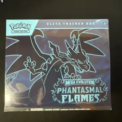 Pokemon TCG - Mega Evolution Phantasmal Flames Elite Trainer Box ETB NEW SEALED - Image 1
