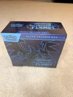 Pokemon TCG - Mega Evolution Phantasmal Flames Elite Trainer Box ETB New Sealed - Image 1
