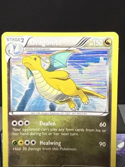 Pokemon Card Dragonite 83/116 Plasma Freeze Plasma Holo Rare Light Play - Image 2