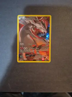 Reshiram Full Art Promo Holo Card XY74 Near Mint Condition - Image 1