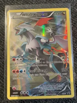 Pokemon XY White Kyurem XY81 Full Art Holo Promo 2015 TCG Card English - Image 1