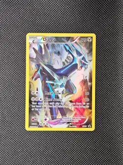 Pokemon TCG Dialga XY77 Black Star Promo Holo Full Art Foil Card Mid Era 2015 - Image 1