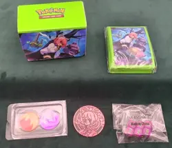 Pokemon TCG Klara Premium Tournament Collection Deckbox, 65 Card Sleeves + Extra - Image 1