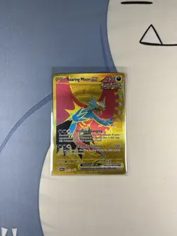 Roaring Moon ex 262/182 Gold Hyper Rare Pokemon Card Paradox Rift NM/M - Image 1