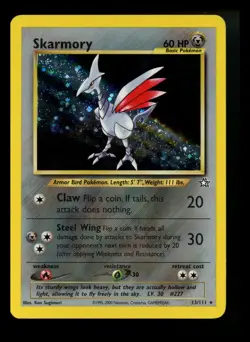 #2 Skarmory 13/111 Neo Genesis 2000 Holo Rare WOTC Pokemon Card TCG - Image 1