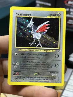 #2 Skarmory 13/111 Neo Genesis 2000 Holo Rare WOTC Pokemon Card TCG - Image 3