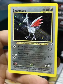 #2 Skarmory 13/111 Neo Genesis 2000 Holo Rare WOTC Pokemon Card TCG - Image 4