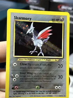 #2 Skarmory 13/111 Neo Genesis 2000 Holo Rare WOTC Pokemon Card TCG - Image 5