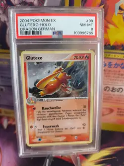 Pokemon Card Glurexo Charmeleon Ex Dragon Drache Holo Secret Rare Deutsch PSA 8 - Image 1