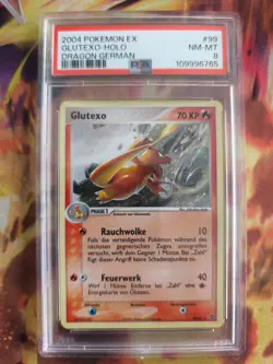 Pokemon Card Glurexo Charmeleon Ex Dragon Drache Holo Secret Rare Deutsch PSA 8 - Image 2