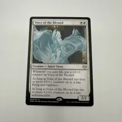 Voice of the Blessed NM-Mint, English Innistrad: Crimson Vow MTG Magic - Image 1