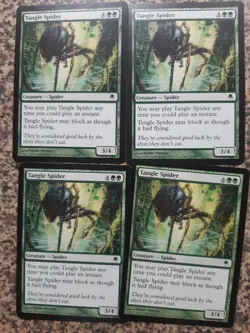 MTG 4 x Tangle Spider - Darksteel - Image 1