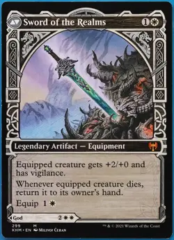 Halvar, God of Battle / Sword of the Realms (Showcase) Kaldheim NM (509986) - Image 2