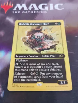 Mtg. Redshift, Rocketeer Chief. First-Place Foil. Aetherdrift. Pack Fresh - Image 1