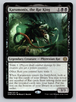 Karumonix, the Rat King FOIL- Phyrexia - AWBO - MTG - Image 1
