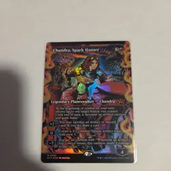 Chandra, Spark Hunter (Showcase) FOIL #401 MTG Aetherdrift NM X1 - Image 1