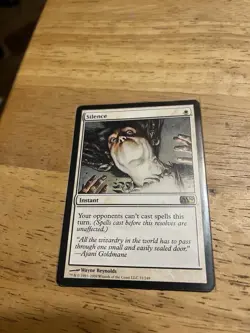 MTG Magic the Gathering Silence M10 NM - Image 1