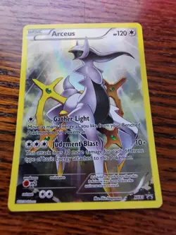 Arceus XY83 Full Art Holo Ultra Rare Pokemon Card Black Star Promo 2015 MP - Image 1