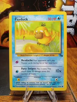 1999 Pokemon Fossil Psyduck #53 VLP - Image 1