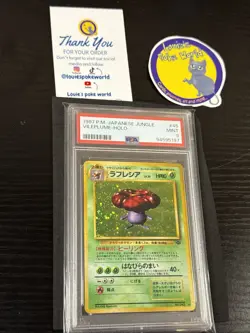 1997 Pocket Monsters Japanese Jungle #45 Vileplume Holo PSA 9 MINT Pokemon - Image 2