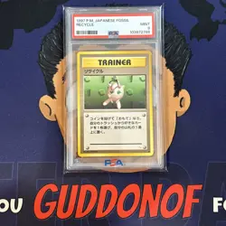 PSA 9 MINT 1997 Pokemon Japanese Fossil RECYCLE - Image 1