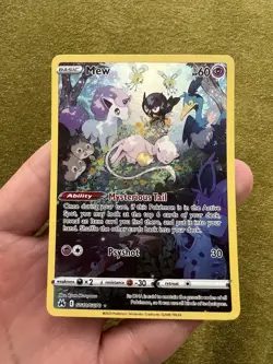 Pokemon TCG Mew -GG10/GG70- Crown Zenith: Galarian Gallery Alternate Art NM - Image 1