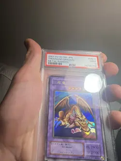 PSA 9 Yu-Gi-Oh Mint Thousand Dragon ME-11 Metal Raiders 2001 Japanese - Image 2