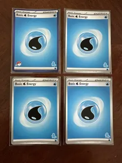 Pokemon TCG - My First Battle - 4x Water Energy - Theme Deck Exclusive NM - Image 1