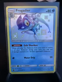 Pokemon Frogadier SV12/SV94 S&M Hidden Fates Shiny Vault Holo Rare 2019 - Image 1