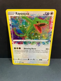 Pokemon TCG Rayquaza Amazing Rare Vivid Voltage 138/185 Mint/Near Mint Condition - Image 1