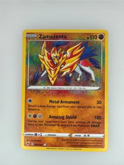 2020 Pokemon Vivid Voltage Zamazenta 102/185 NM - Image 1
