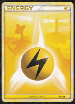 Pokemon Ampharos Lightning Energy 118/123 Common HeartGold SoulSilver - Image 1