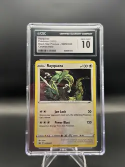 Pokemon TCG Rayquaza Black Star Promo SWSH029 CGC Gem Mint 10 - Image 1