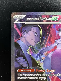 Team Rocket's Mewtwo ex SIR 231/182 Sv10: Destined Rivals Holo Pokemon TCG - Image 5