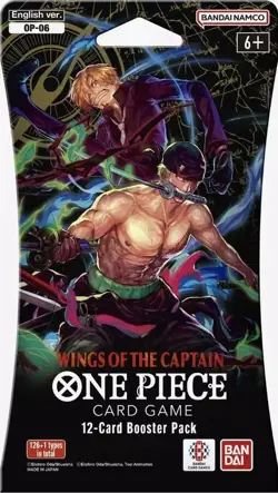 One Piece OP-06 Wings Of The Captain Blister Pack Sleeved Booster LOTS OF 10!! - Image 1