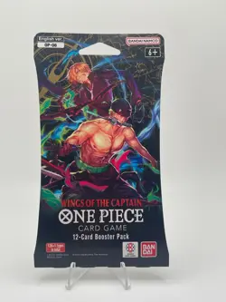 One Piece OP-06 Wings Of The Captain Blister Pack - Sleeved Booster - Brand New - Image 1