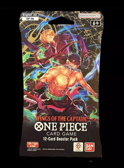 ONE PIECE OP-06 WINGS OF THE CAPTAIN SLEEVED BOOSTER BLISTER PACK - LOT OF 10 - Image 3
