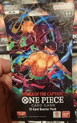 (10) One Piece OP-06 Wings Of The Captain Blister Pack - Sleeved Booster LOT - Image 2