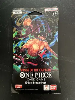 Lot of 22 Pcs One Piece OP-06 Wings Of The Captain Blister Pack Sleeved Booster - Image 2